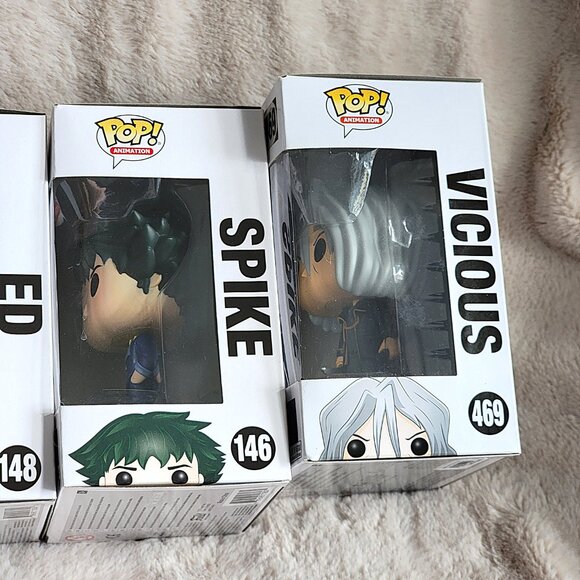 Funko POP! Cowboy Bebop Spike Faye Ed Jet 145 146 147 148 Vaulted + Bonus MIB - Picture 11 of 16
